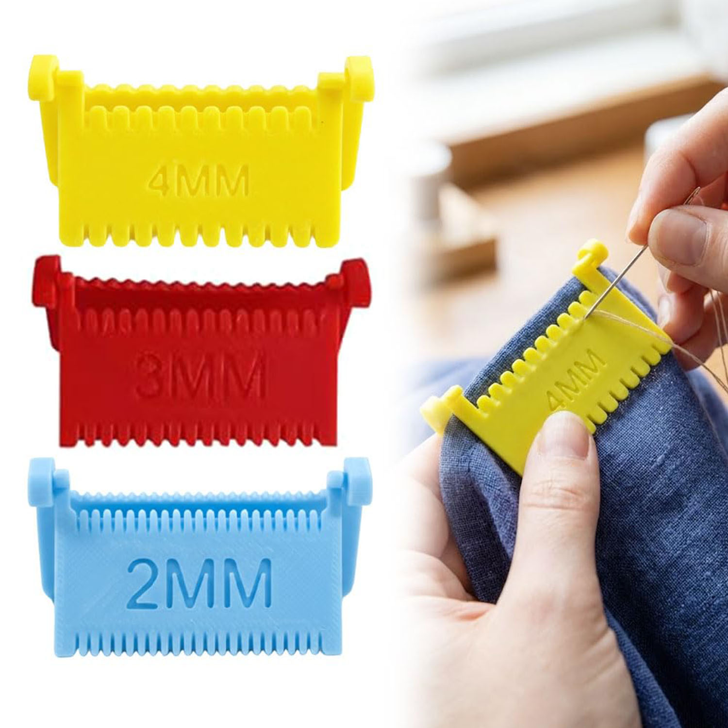 أداة قياس للخياطة والتطريز لتح - مراجعة Sewing Gauge Ruler وسعره