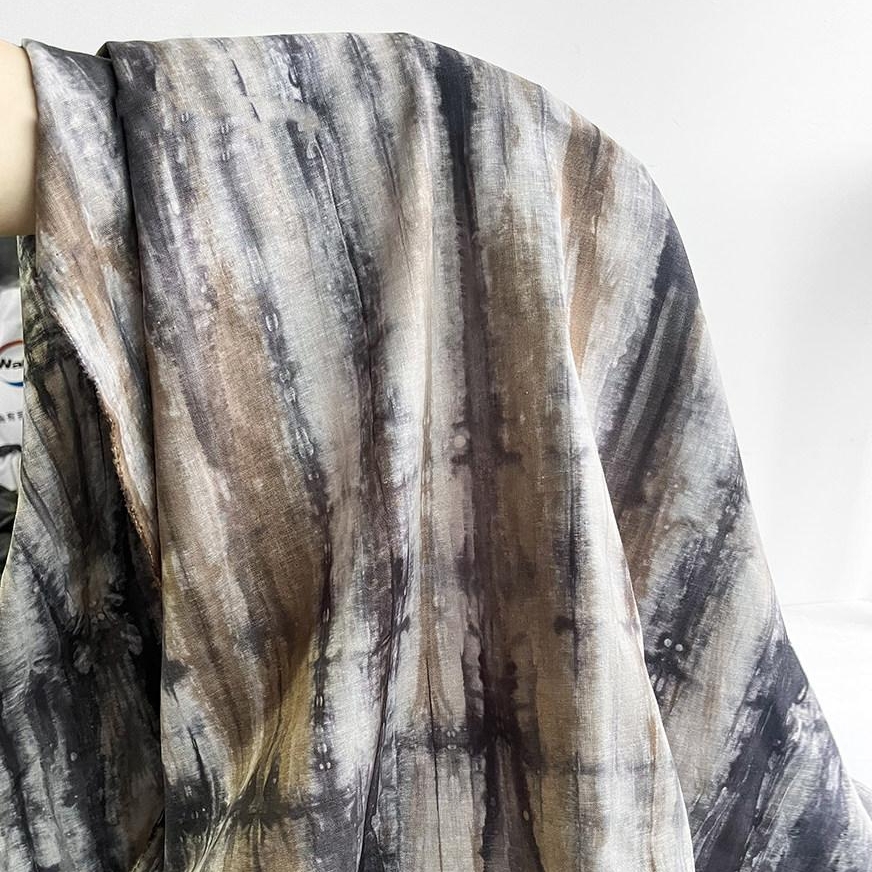 قماش بوليستر بنمط تاي داي عرقي - مراجعة Sewing Batik Fabric وسعره