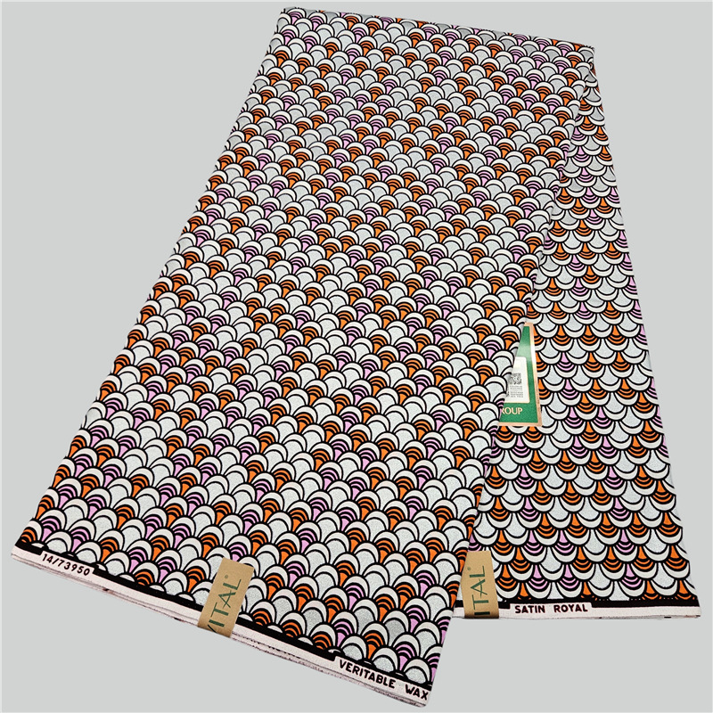 قماش أفريقي قطني مطبوع باللوني - مراجعة Sewing Batik Fabric وسعره
