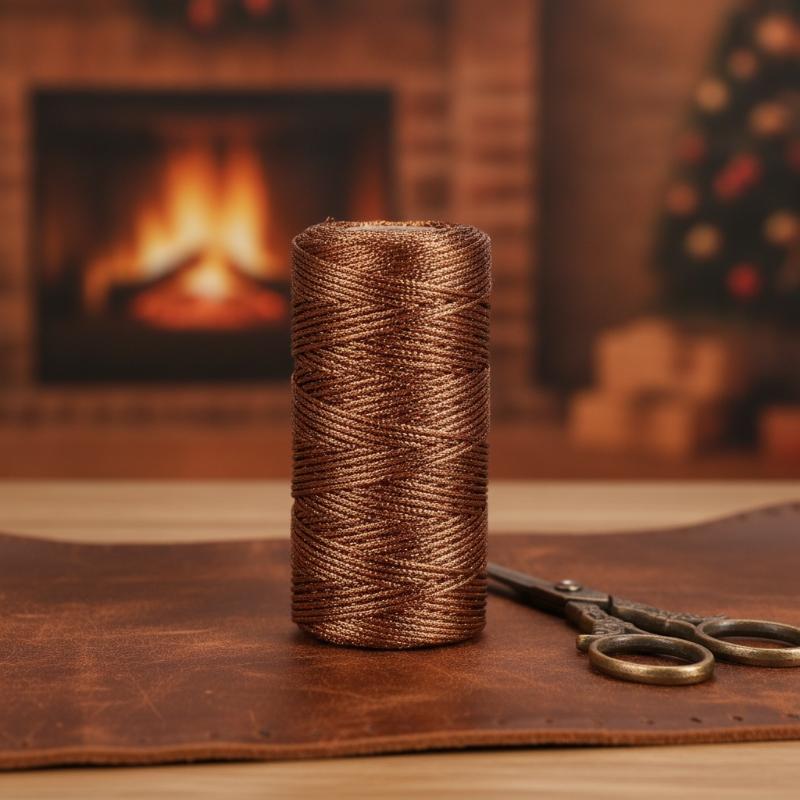 [L] حبل ماكرامي ملون بطول 100  - مراجعة Sewing Thread In Textile وسعره
