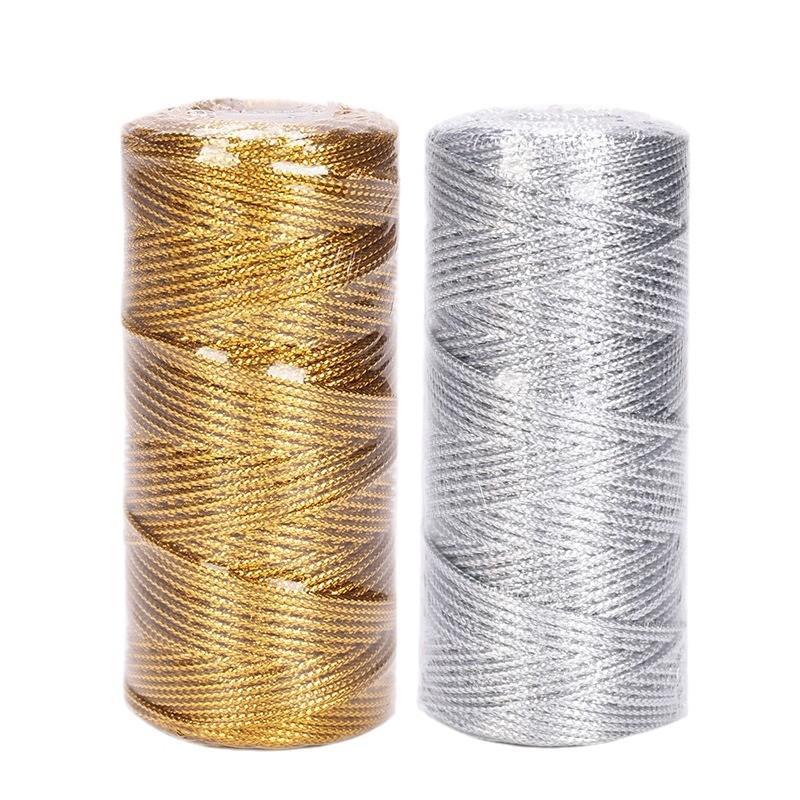 [L] حبل ماكرامي ملون بطول 100  - مراجعة Sewing Thread In Textile وسعره